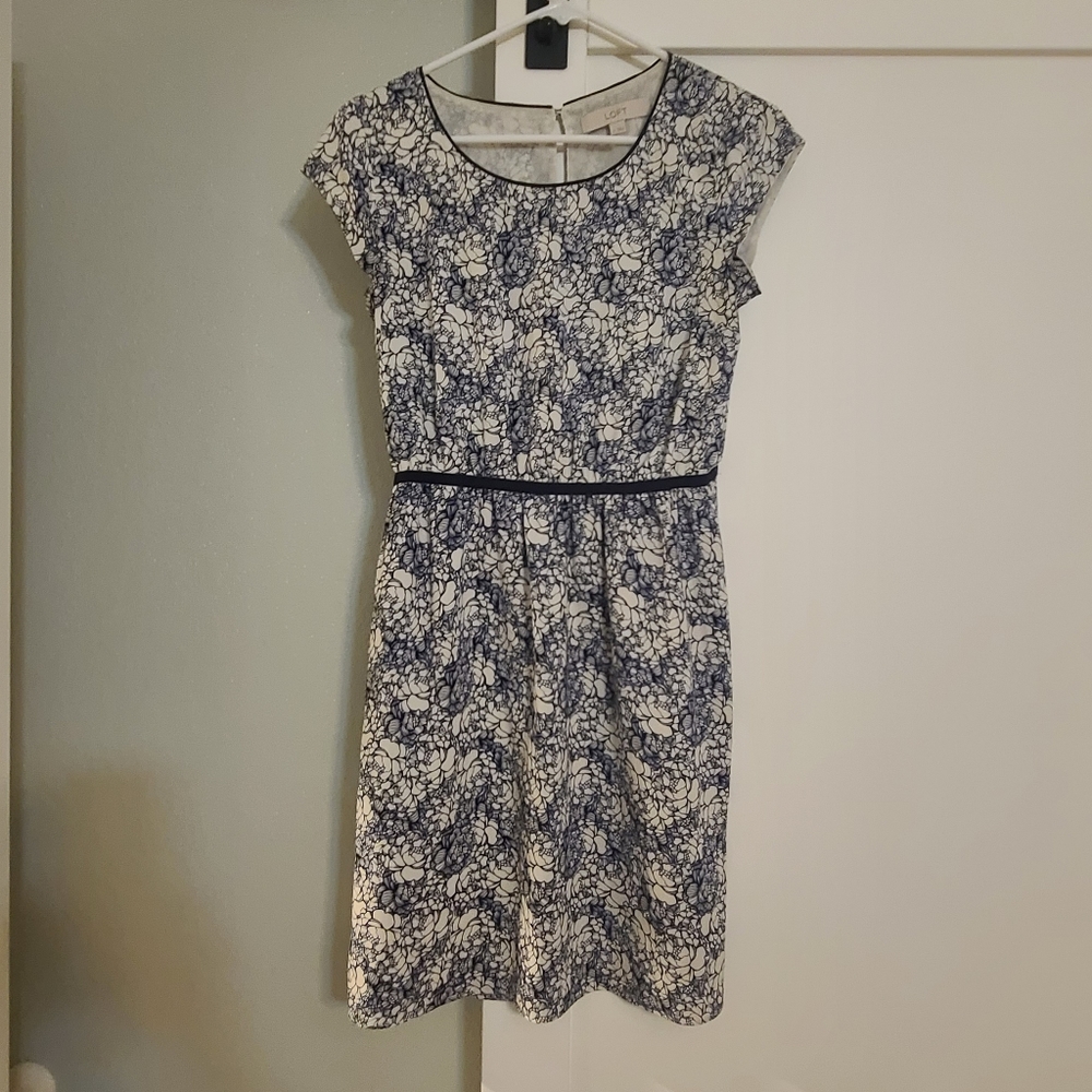 Loft Flower Patterned Dress